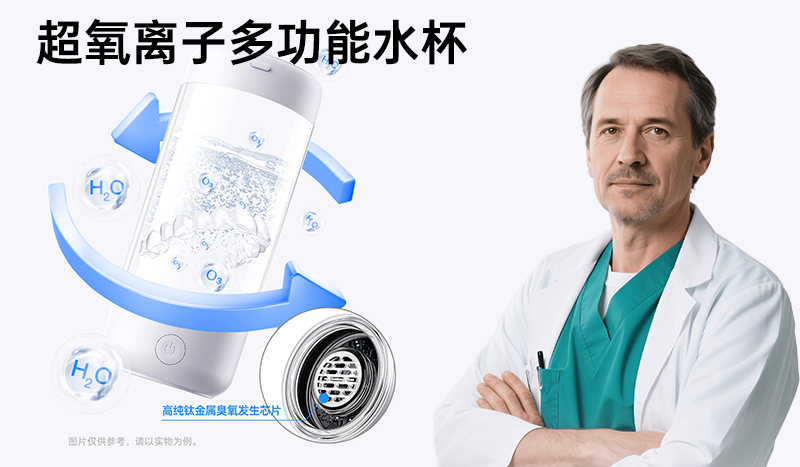 超氧水杯：口腔护理小卫士，牙套、假牙焕新如初的秘密！