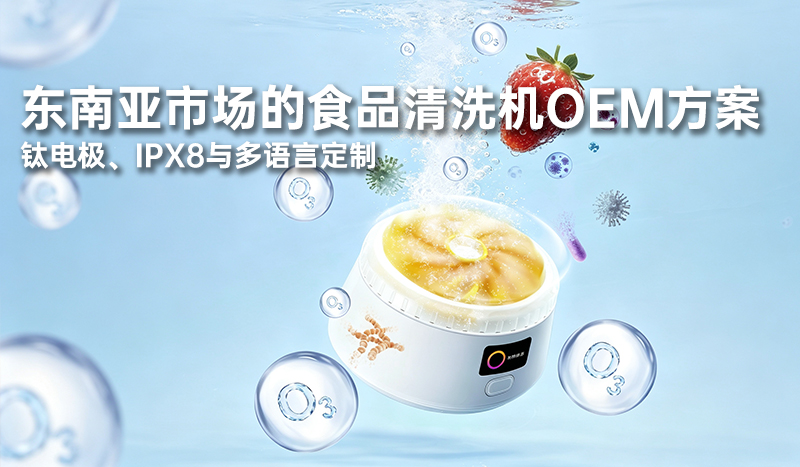 东南亚市场的食品清洗机OEM方案：钛电极、IPX8与多语言定制